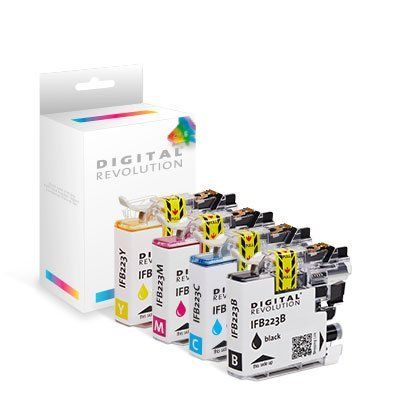 Brother LC-223 / 221 - alternative Patrone MultiPack 'schwarz cyan magenta gelb' 41,6 ml - Digital Revolution