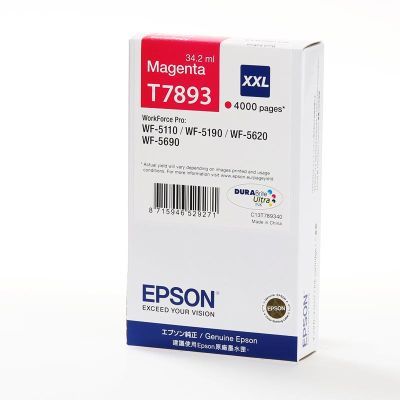 Epson Druckerpatrone 'T7893XXL' magenta 34 ml