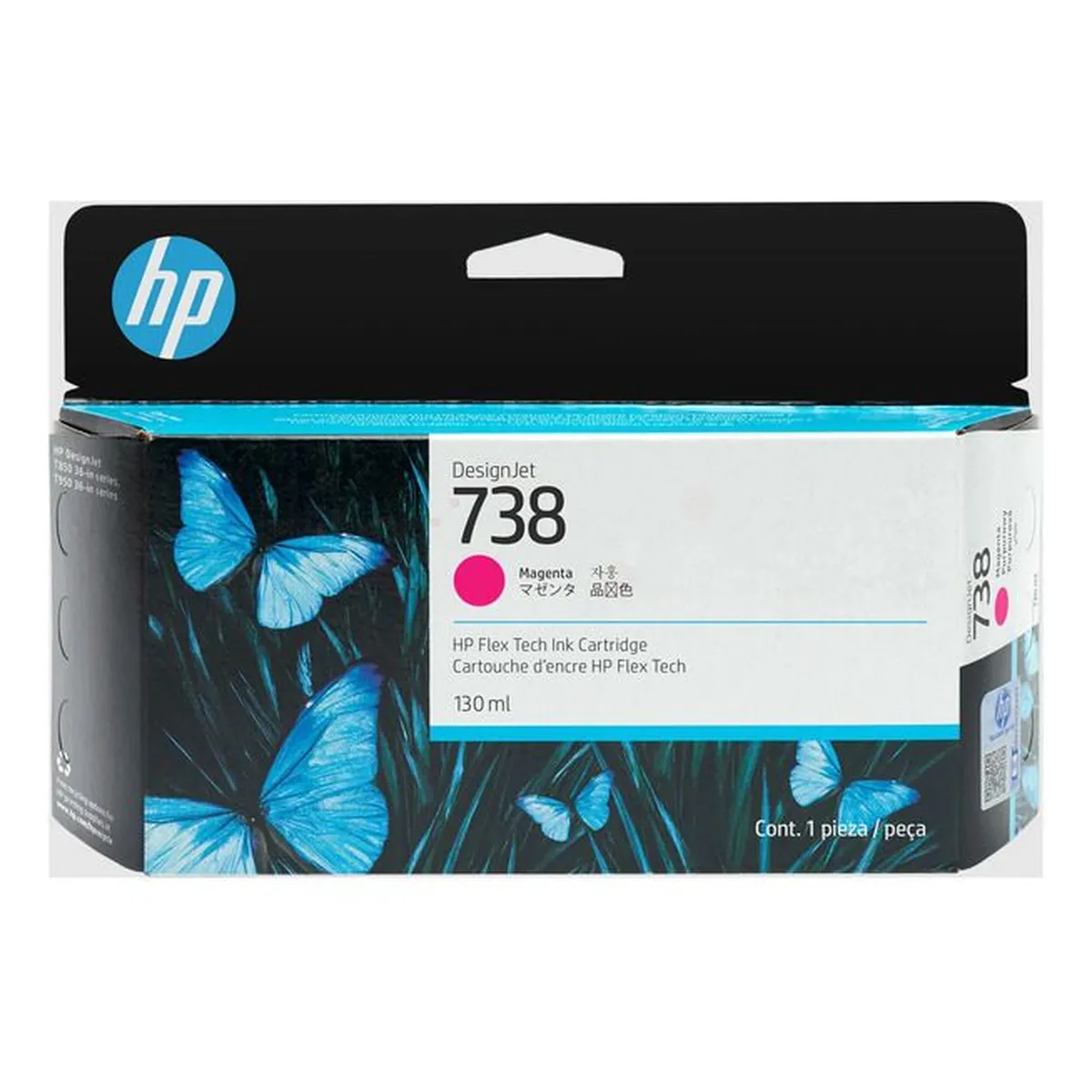 Druckerpatrone HP '738' magenta 130 ml (498N6A)