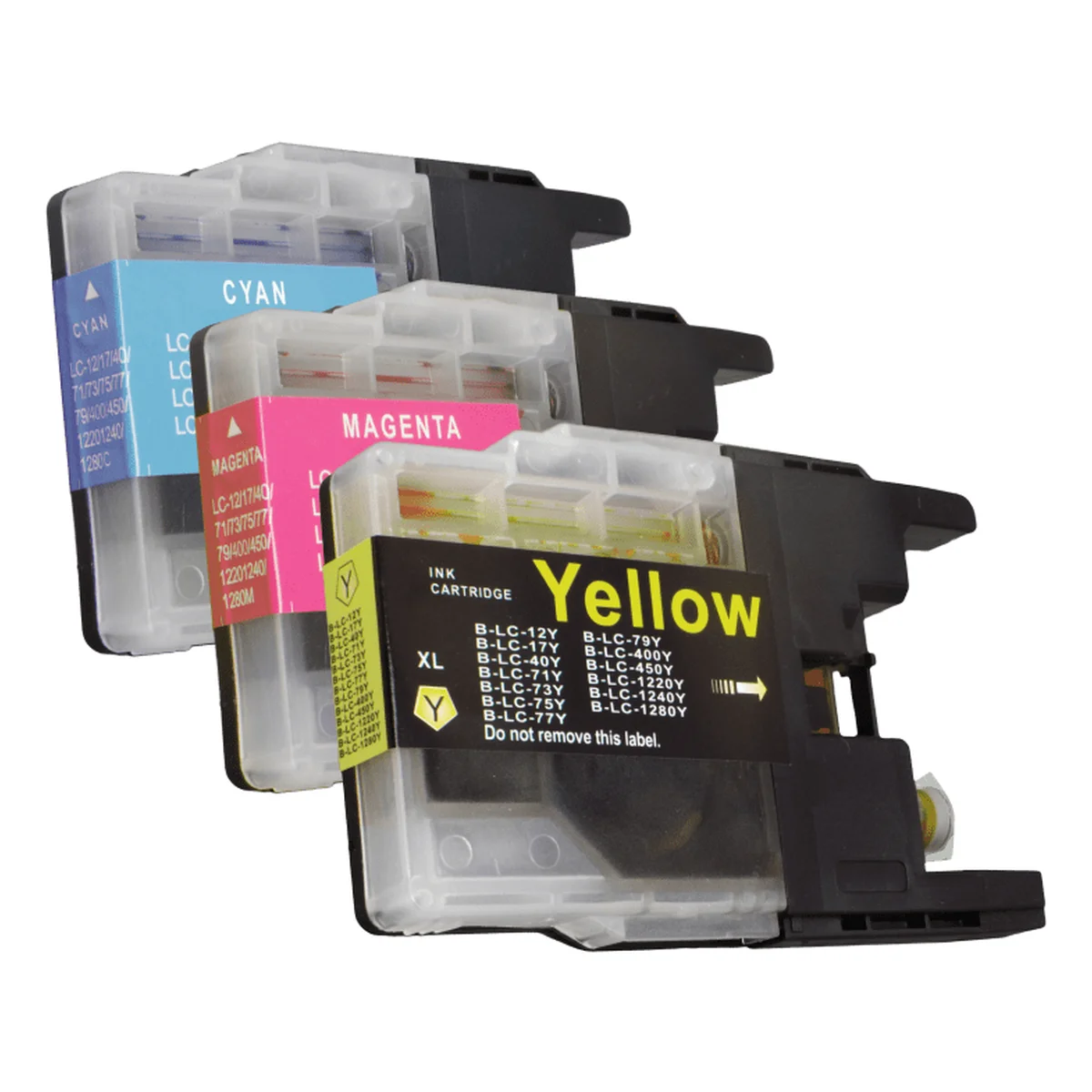 Brother LC-1240 - alternative Patronen MultiPack 'CMY' 3x 9,6 ml | 3x 600 Seiten - Digital Revolution