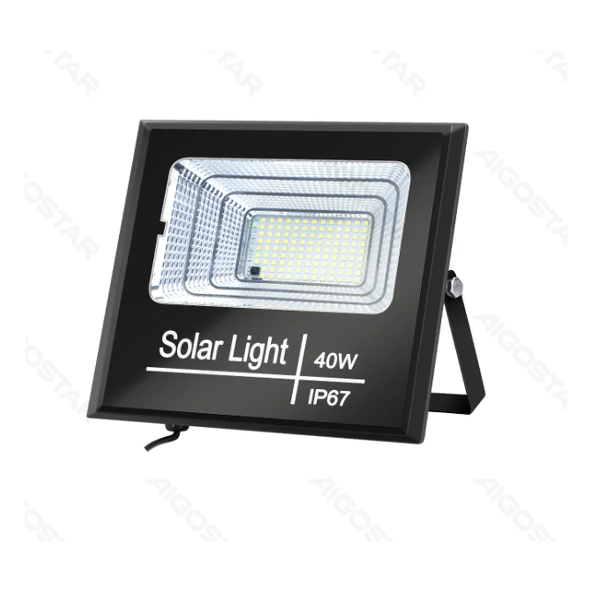 Aigostar LED Solar Flutlicht 40W, kalt-weiß