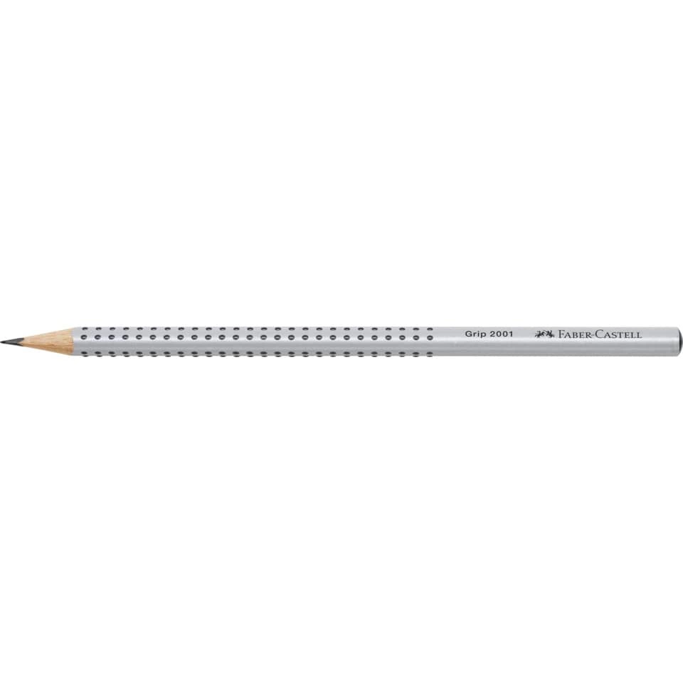 Bleistift GRIP 2001 - HB, silbergrau