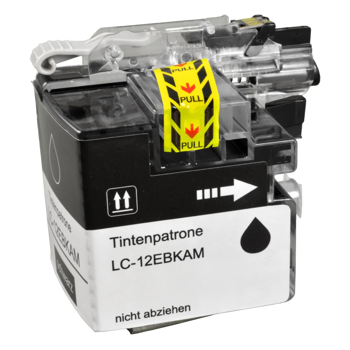 Brother LC-12EBK - alternative Patrone 'schwarz' 57,6 ml | 2.400 Seiten - Digital Revolution