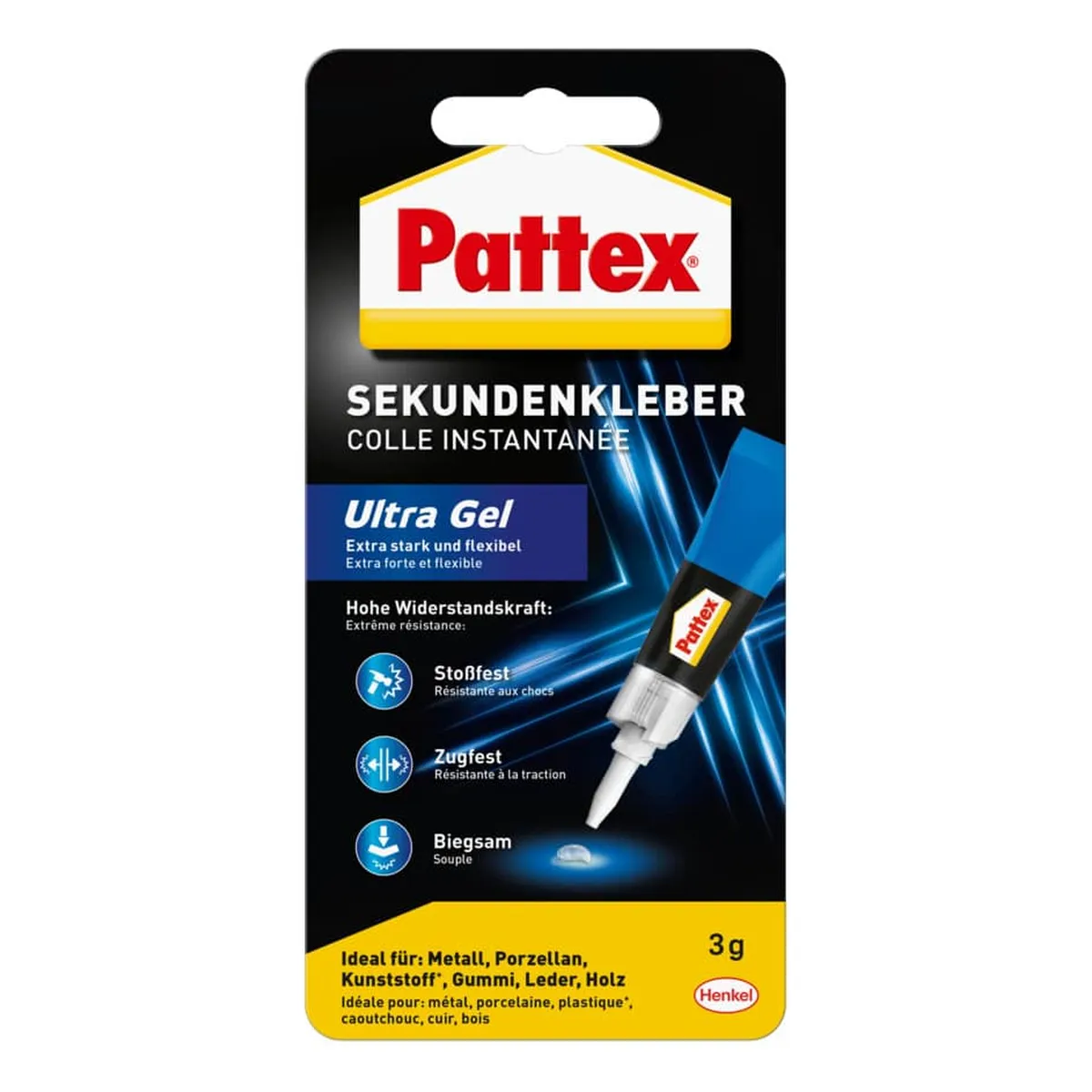 Pattex Sekundenkleber Ultra Gel - 3 g
