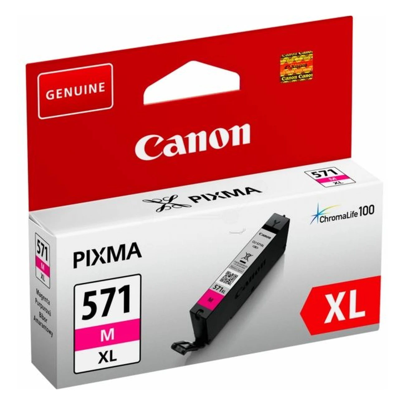 Druckerpatrone Canon CLI-571 MXL magenta 11 ml | 650 Seiten (0333C001)