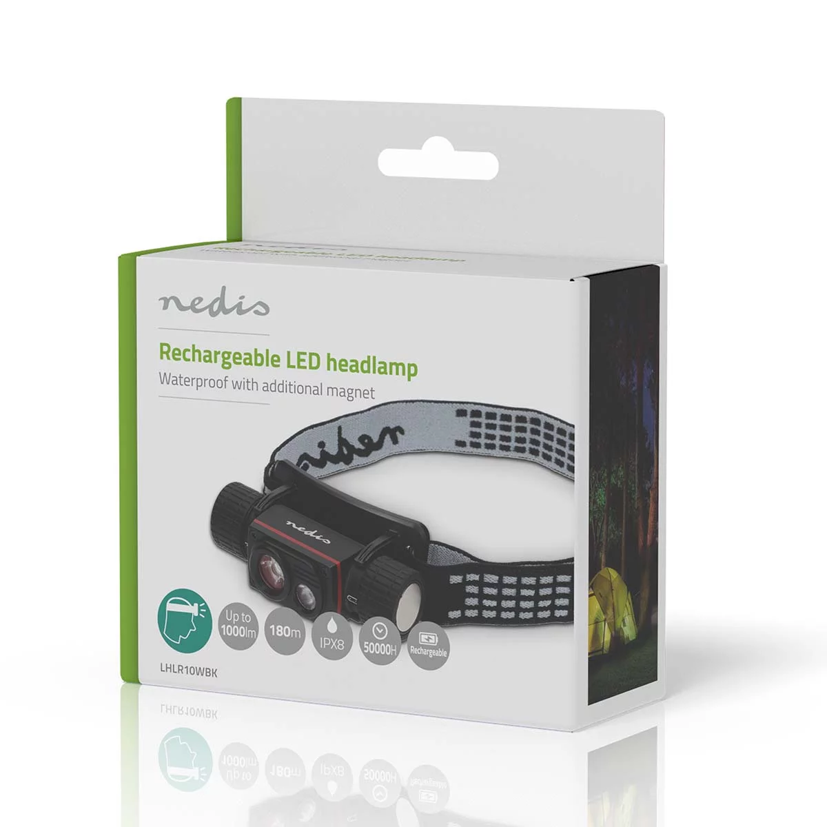 Nedis LED Stirnlampe 1000 Lumen