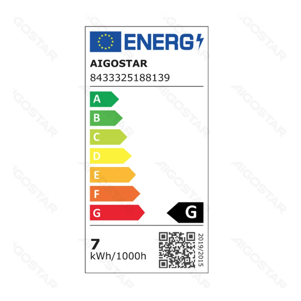 Aigostar LED Schreibtischlampe weiß 7W