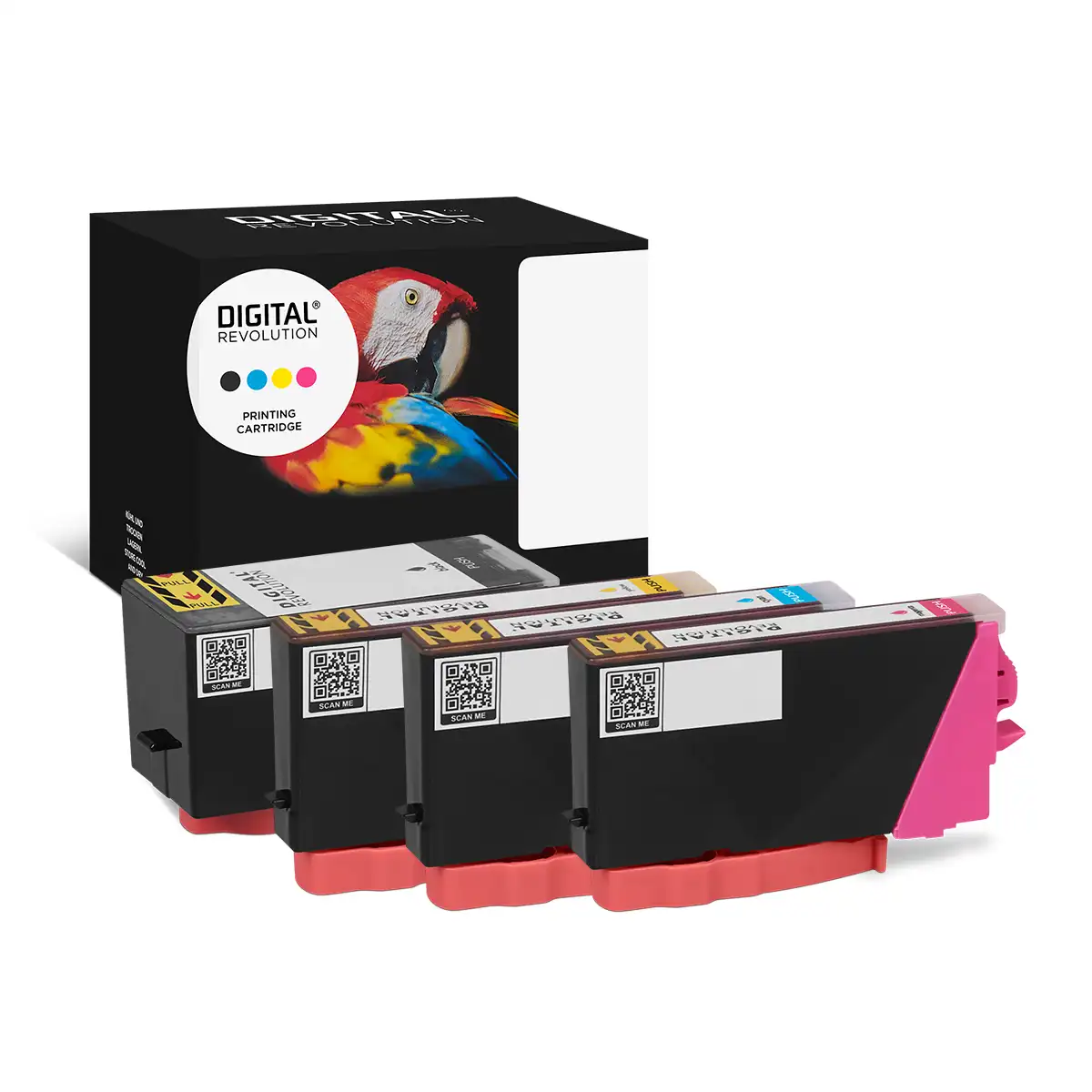 HP 920 - alternative Patrone MultiPack 'schwarz cyan magenta gelb' 97,4 ml - Digital Revolution