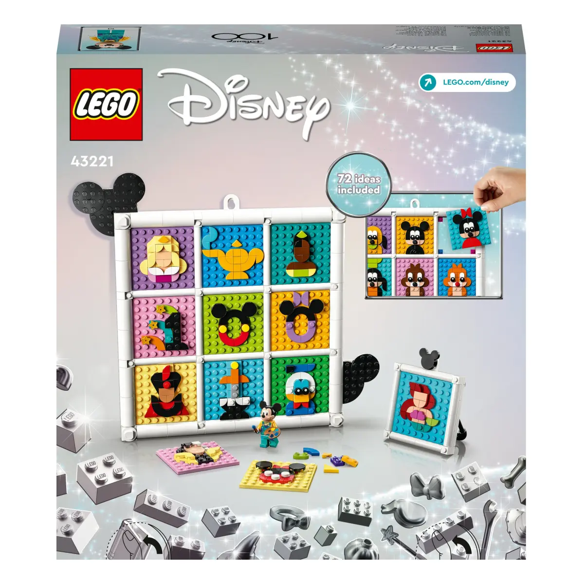 LEGO® Disney 100 Jahre Disney Zeichentrickikonen 43221