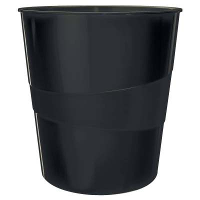 Papierkorb Recycle - 15l, PP, schwarz