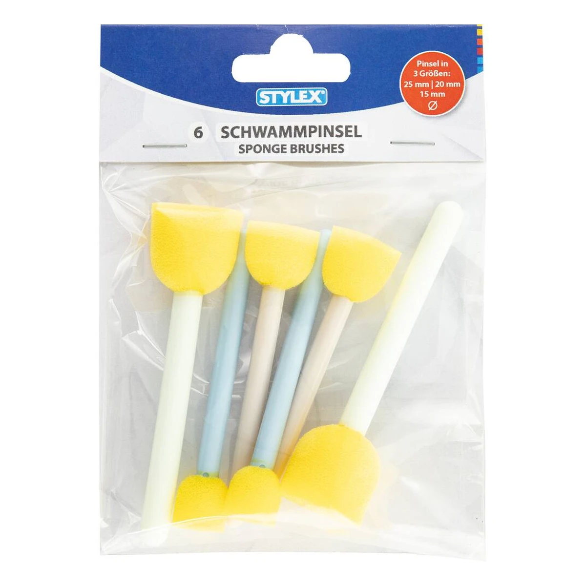 Stylex Schwammpinsel, 6er Set