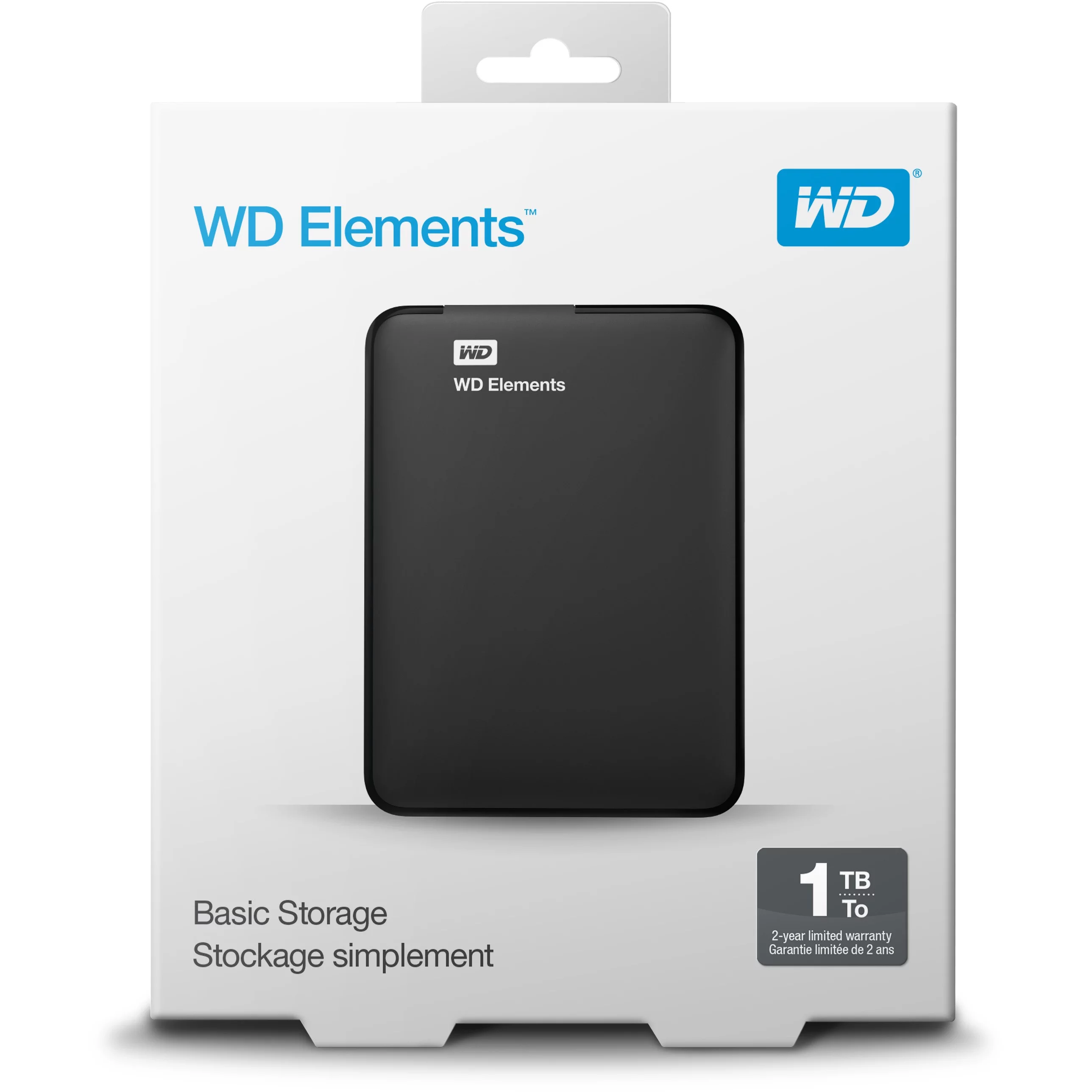 Western Digital WD Elements Portable Externe Festplatte 1000 GB Schwarz