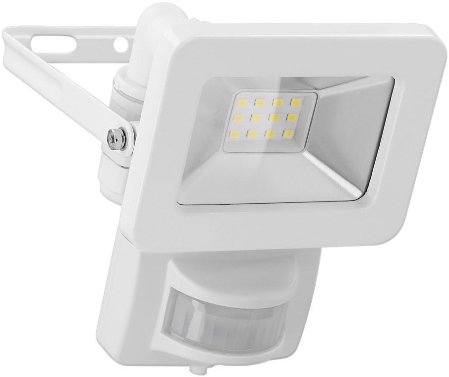 Goobay LED-Außenstrahler, 10 W, mit Bewegungsmelder