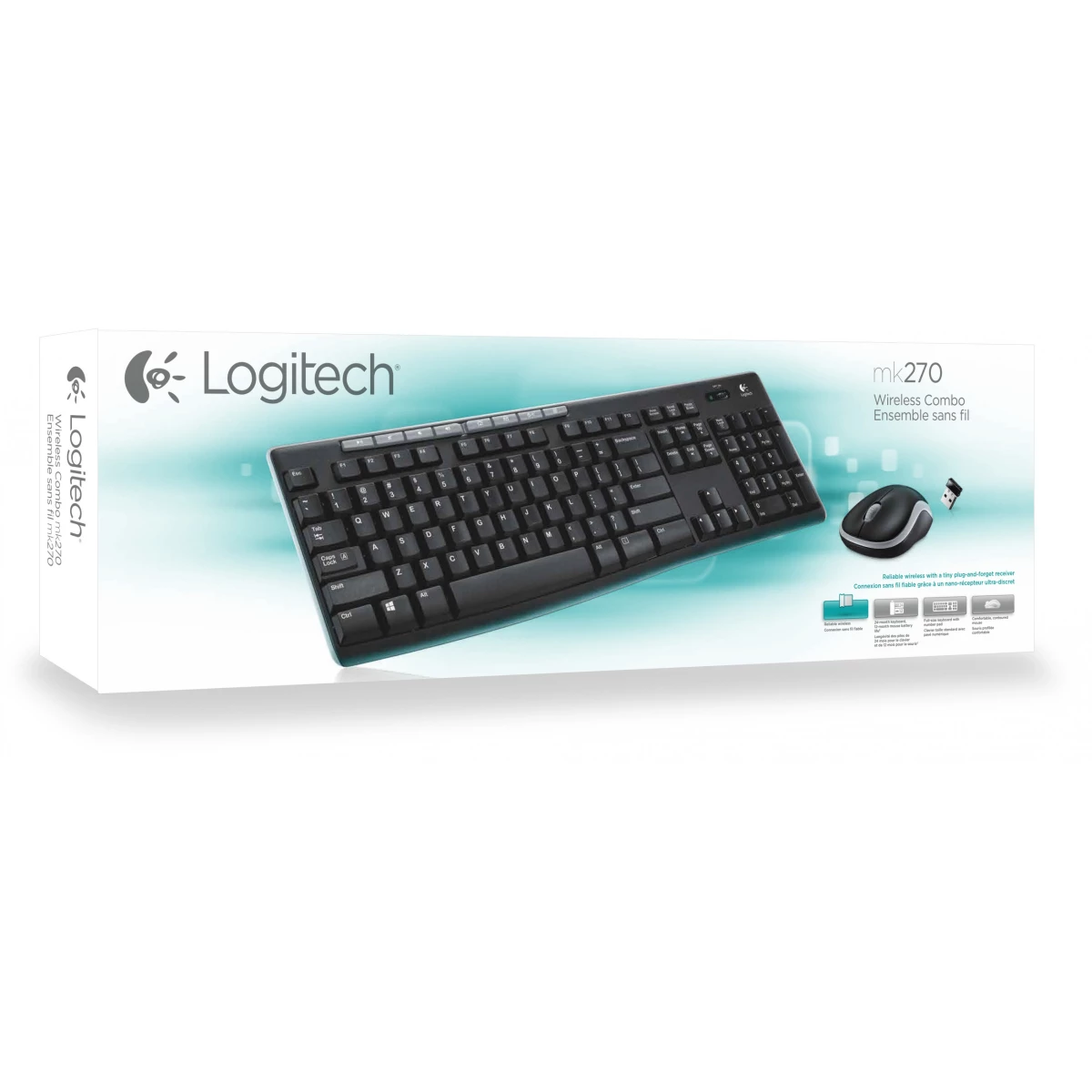 Logitech MK270 Tastatur & Maus Set