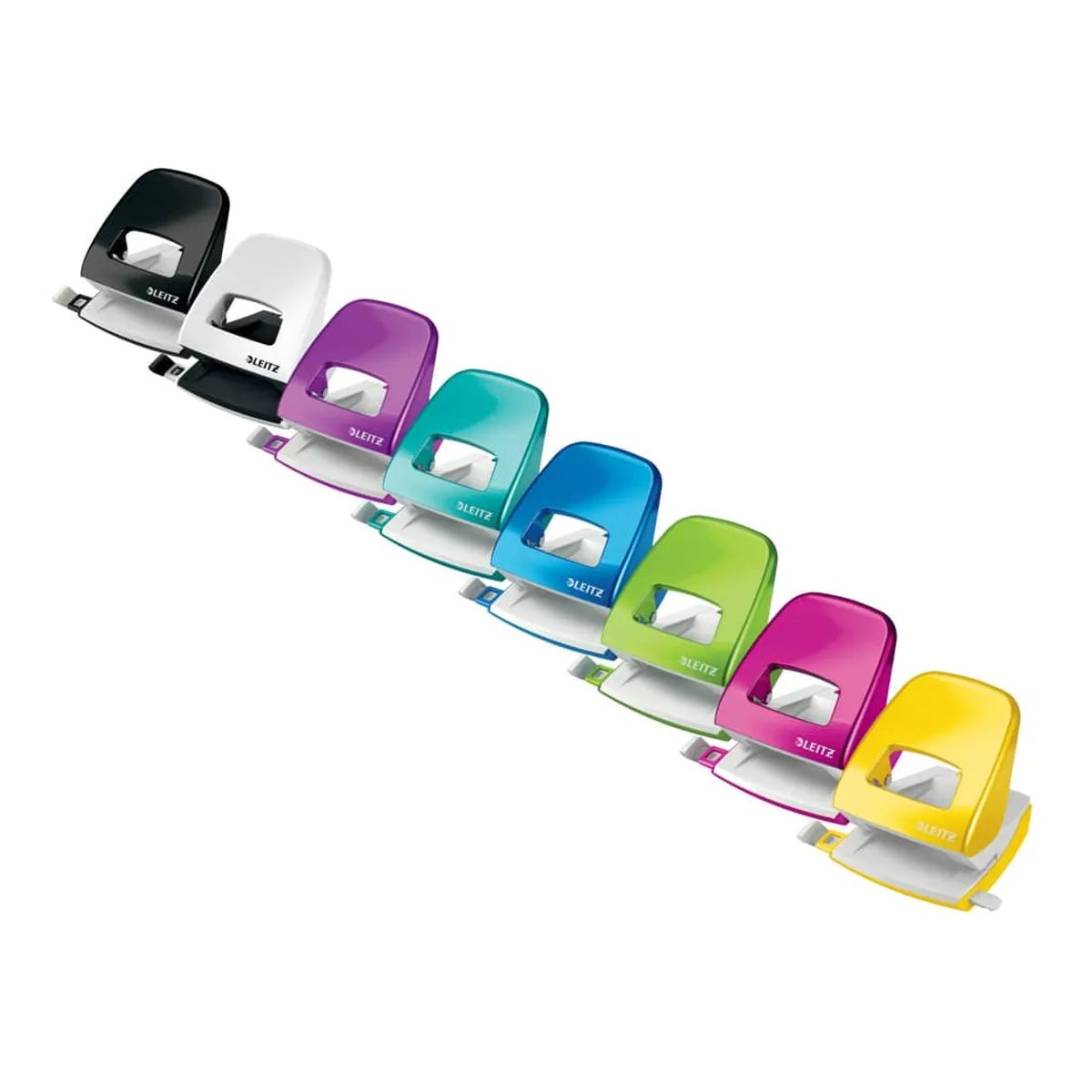 Leitz Bürolocher NeXXt - 30 Blatt, schwarz metallic