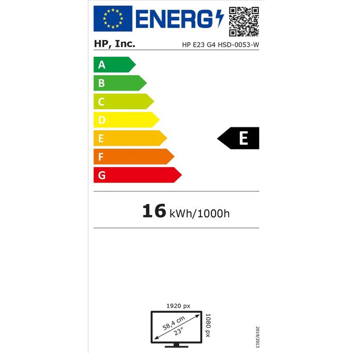 HP E-Series E23 G4 58,4 cm (23 Zoll) 1920 x 1080 Pixel Full HD LCD Schwarz, Silber