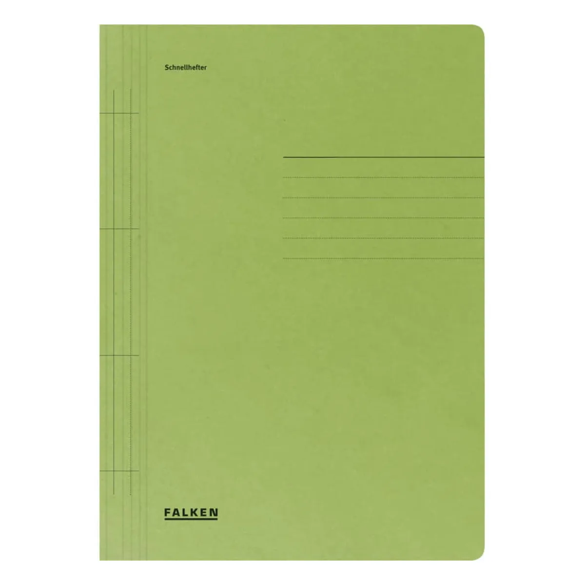Falken Schnellhefter - A4, 250 Blatt, Manilakarton (RC), grün