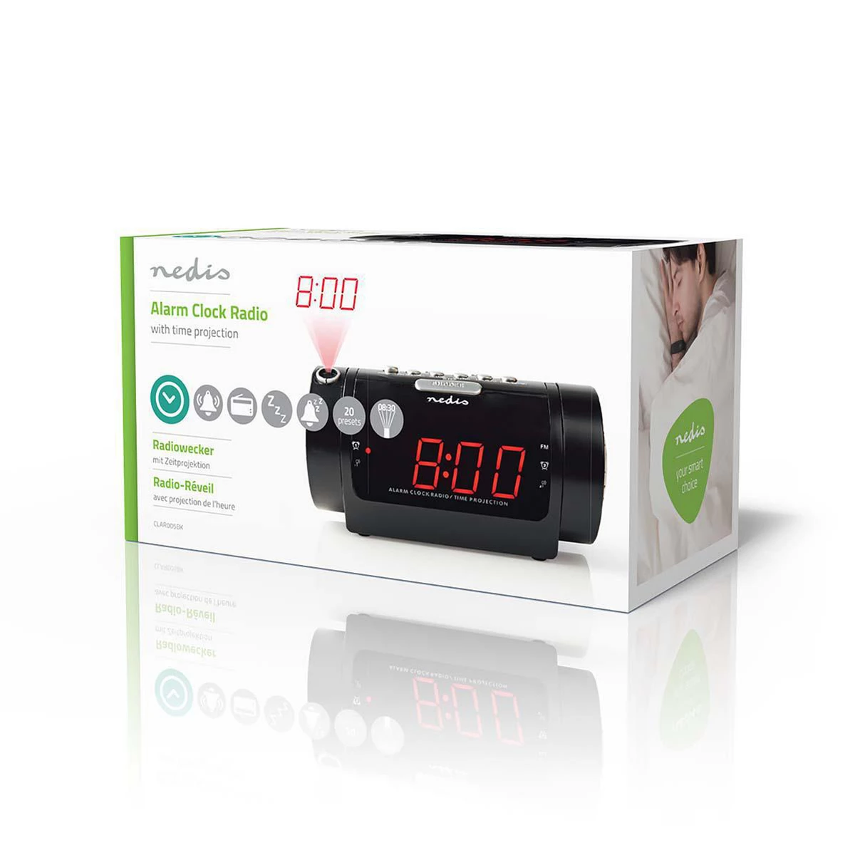 Nedis Digital-Wecker-Radio