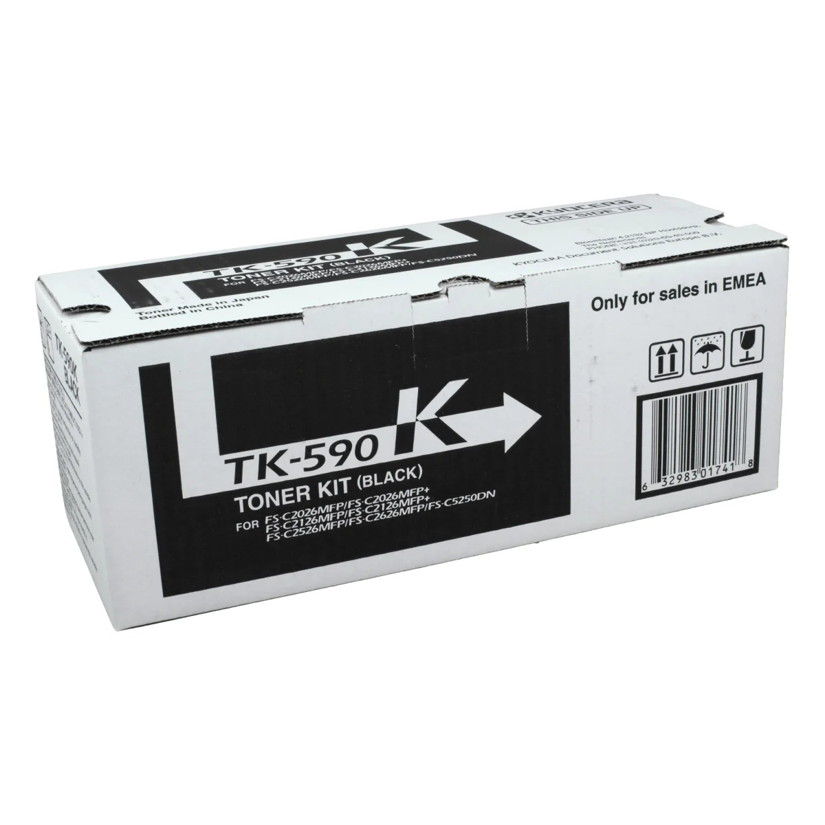 Kyocera Mita TK-590K Toner schwarz 7.000 Seiten (1T02KV0NL0)