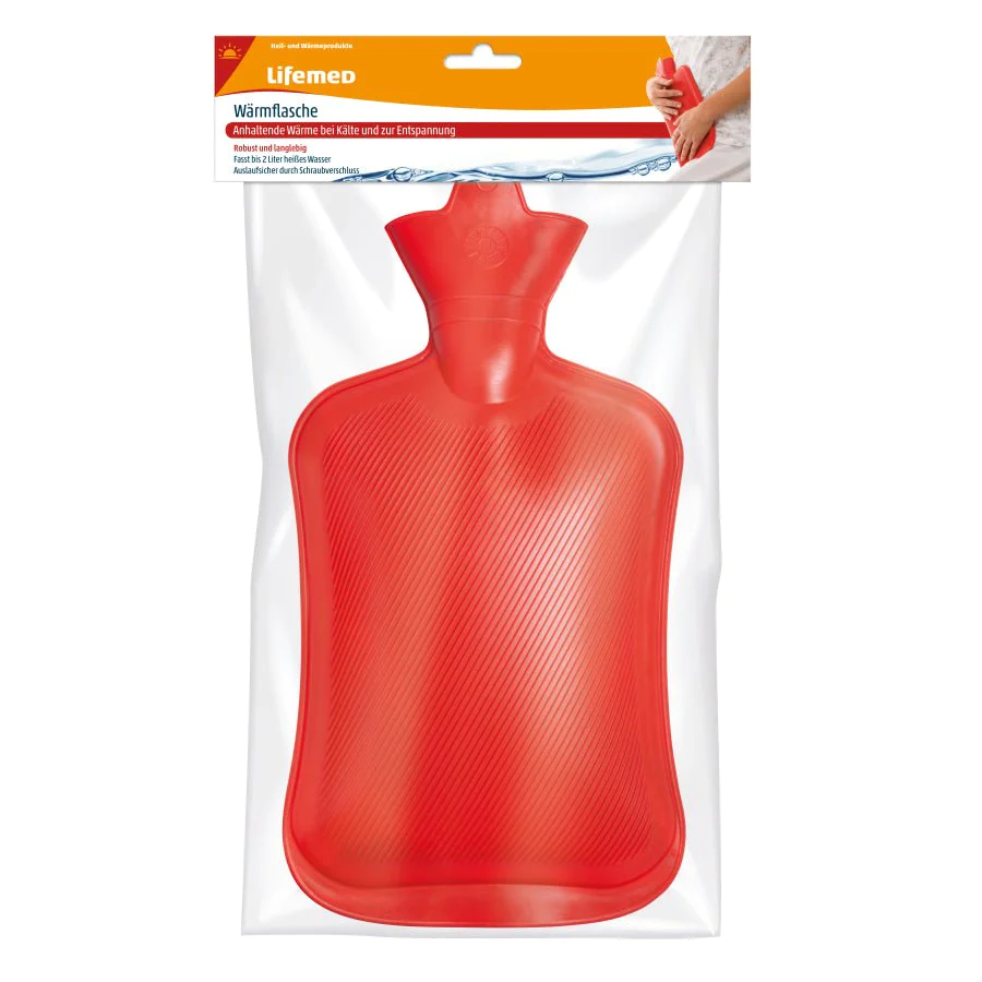 Lifemed Wärmflasche, 2 Liter