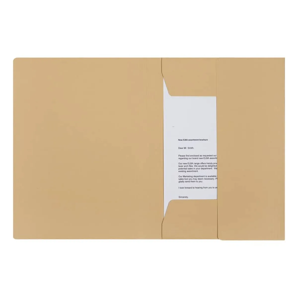 Elba Aktenmappe - Manilakarton (RC), 250 g/qm, A4, 15 mm, rot