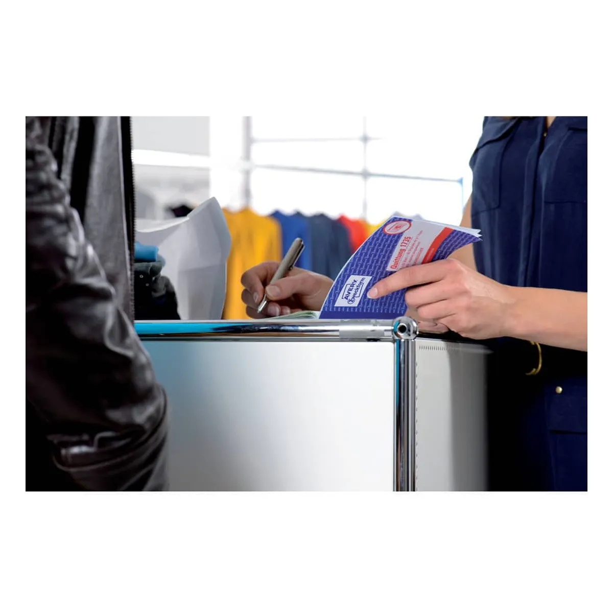 Avery Zweckform Quittung inkl. MwSt. - A6 quer, MP, BL, fälschungssicher, 50 Blatt