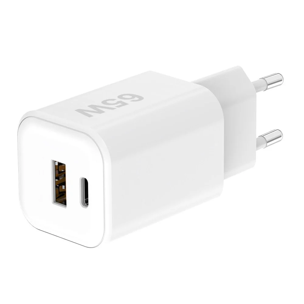 Fontastic Netzteil MINI GaNto 65W Type-C PD + USB-A FC weiß