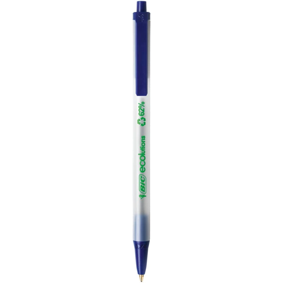 Druckkugelschreiber Ecolutions Clic Stic, 0,4 mm, blau