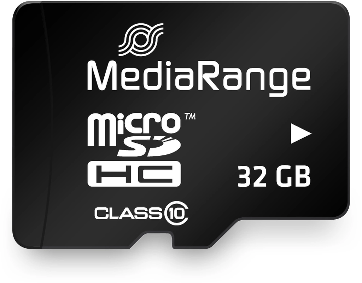 MediaRange Micro SDHC Speicherkarte 32GB Klasse 10 SD-Karten Adapter