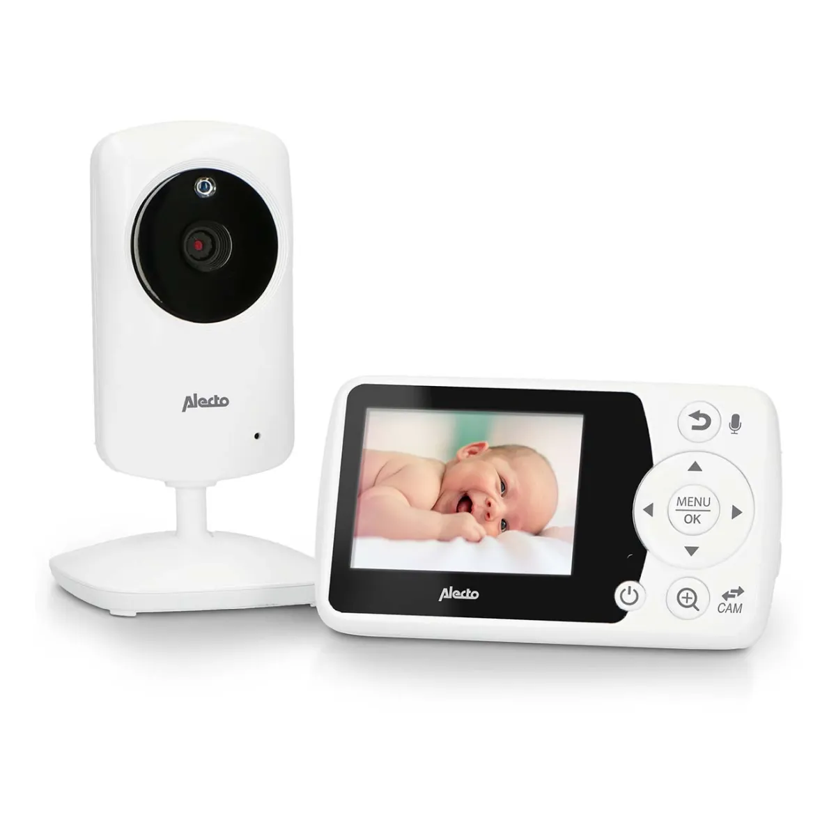 Alecto Babyphone mit Kamera und 2,4“ Farbbildschirm