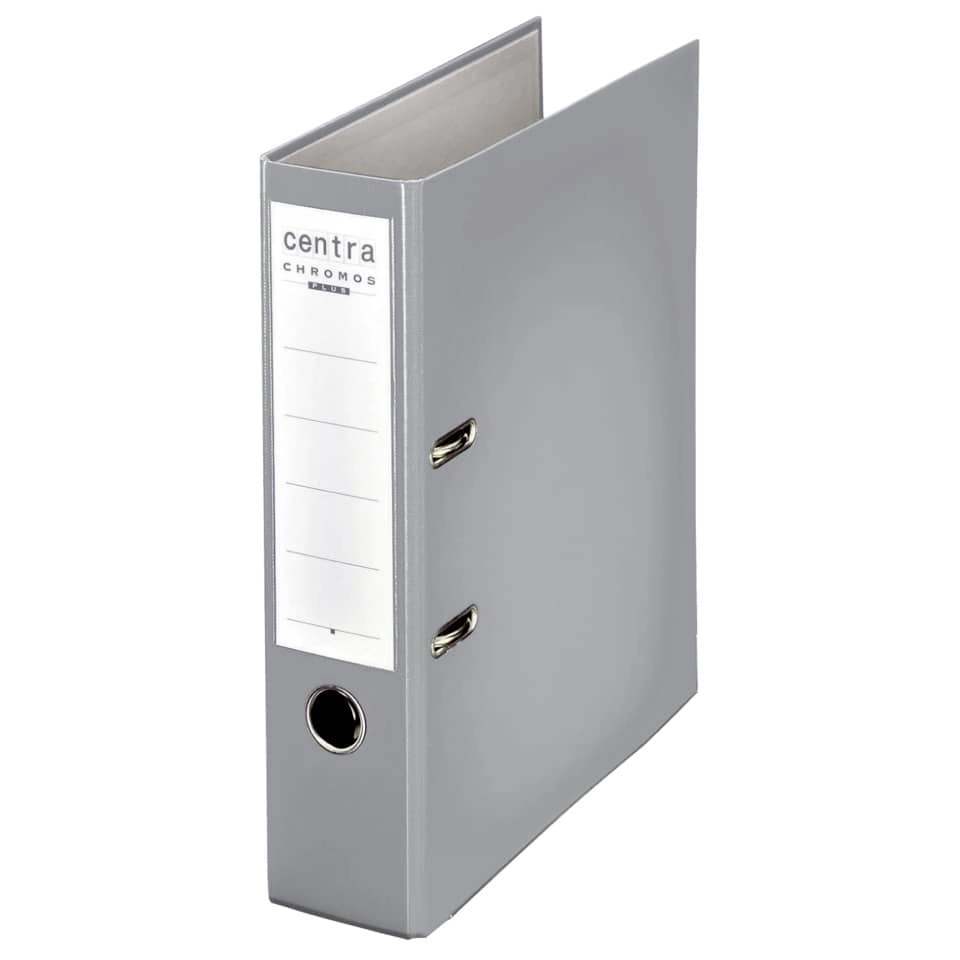 Centra Ordner PP Chromos - A4, 80 mm, grau
