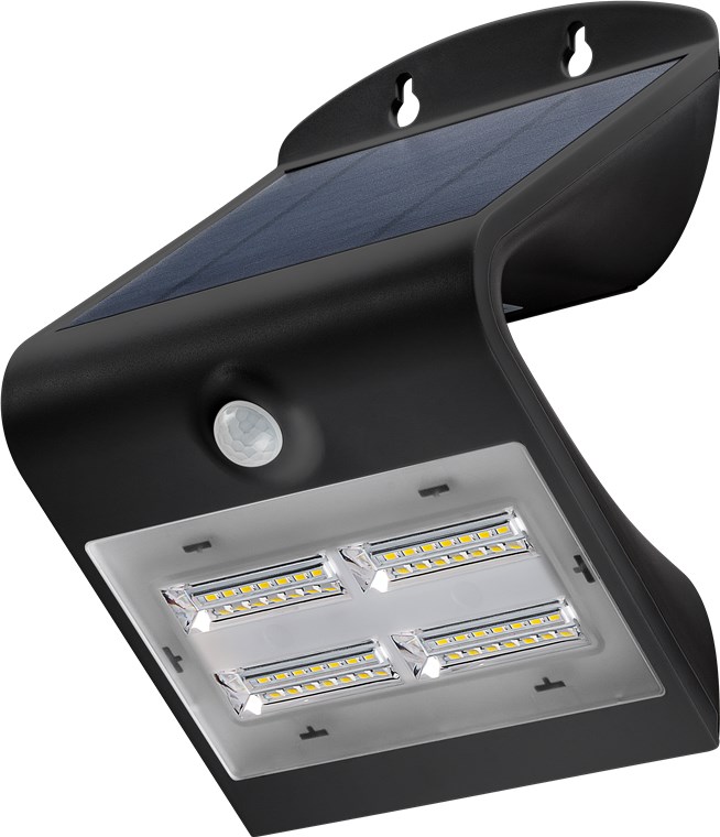 Goobay LED Solar-Wandleuchte mit Bewegungsmelder 3,2 W