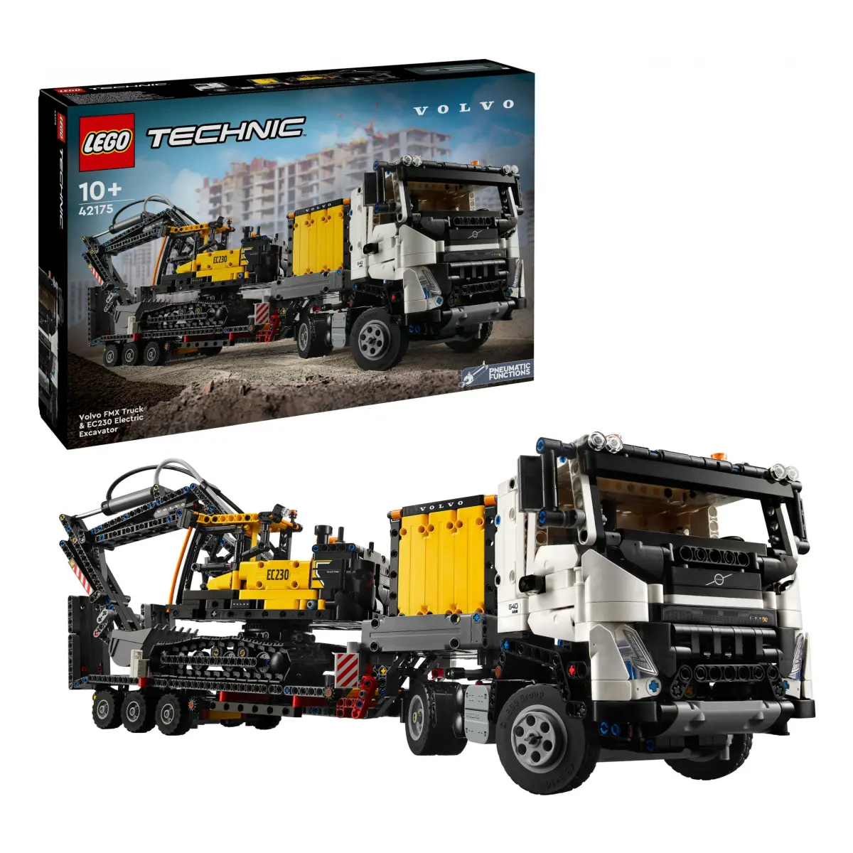 LEGO® Technic Volvo FMX LKW mit EC230 Electric Raupenbagger 42175