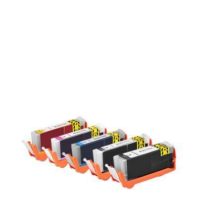 Canon PGI-580, CLI-581 - alternative Patrone MultiPack 'pigment schwarz schwarz cyan magenta gelb' 79 ml - Digital Revolution