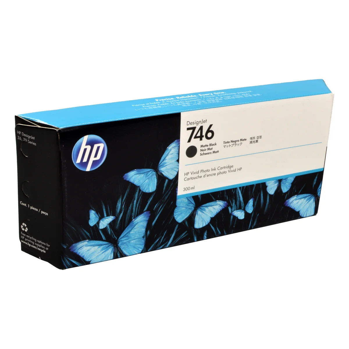 HP Tinte P2V83A  746  matt schwarz