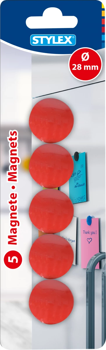 Stylex Magnete, Ø 28 mm, 5 Stück