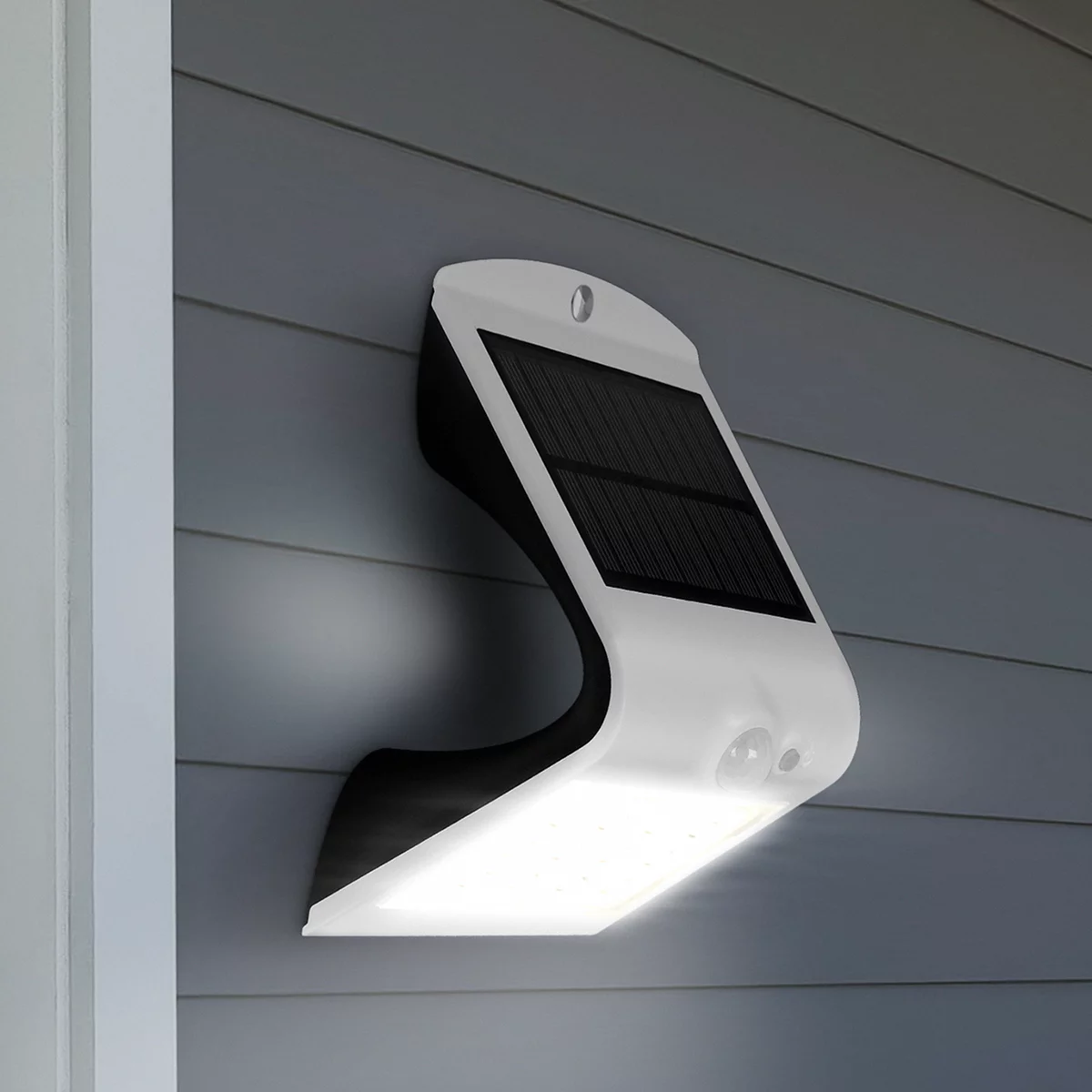 Goobay LED Solar-Wandleuchte mit Bewegungsmelder 1,5 W
