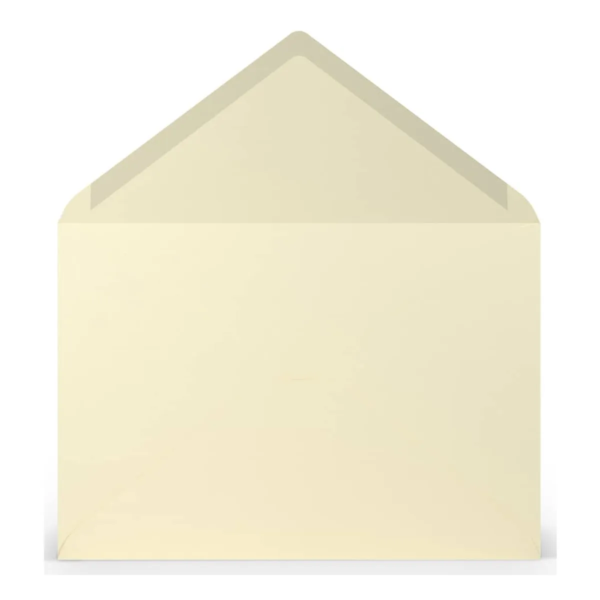 Rössler Papier Coloretti Briefumschläge - C5, 5 Stück, creme