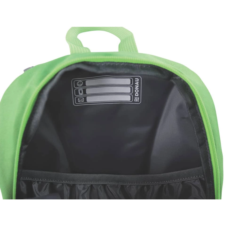 DONAU Kinderrucksack Freizeit grün - 26 x 36 x 12 cm