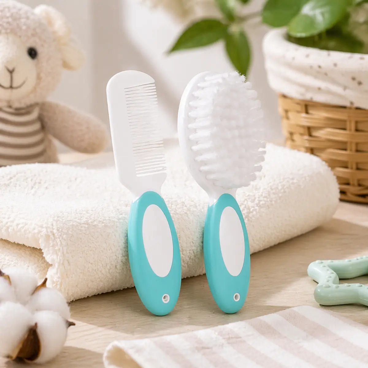 Haarpflege Set Kamm + Bürste