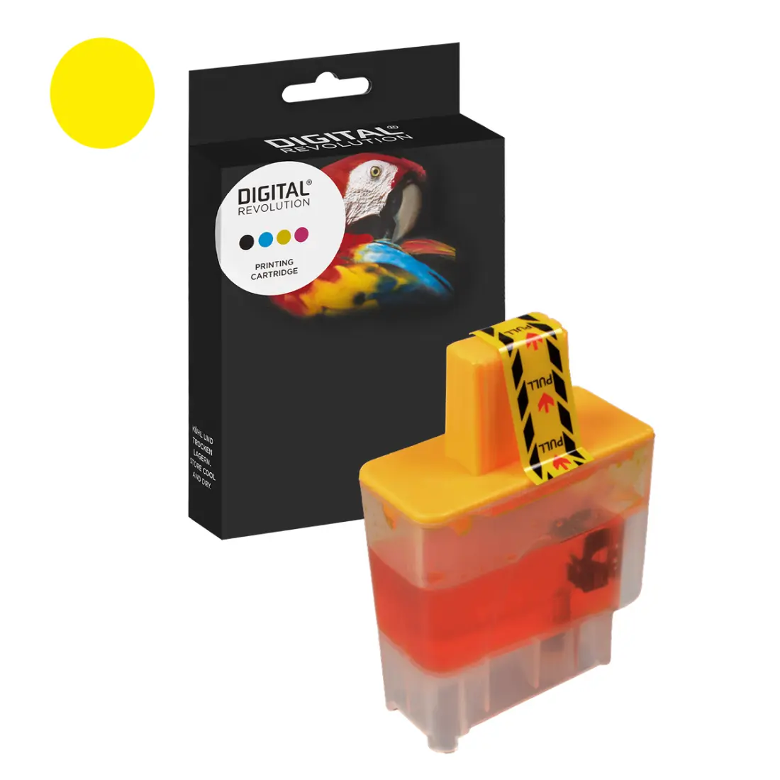 Brother LC-900 Y, LC-47 Y - alternative Patrone 'gelb' 16,6 ml - Digital Revolution