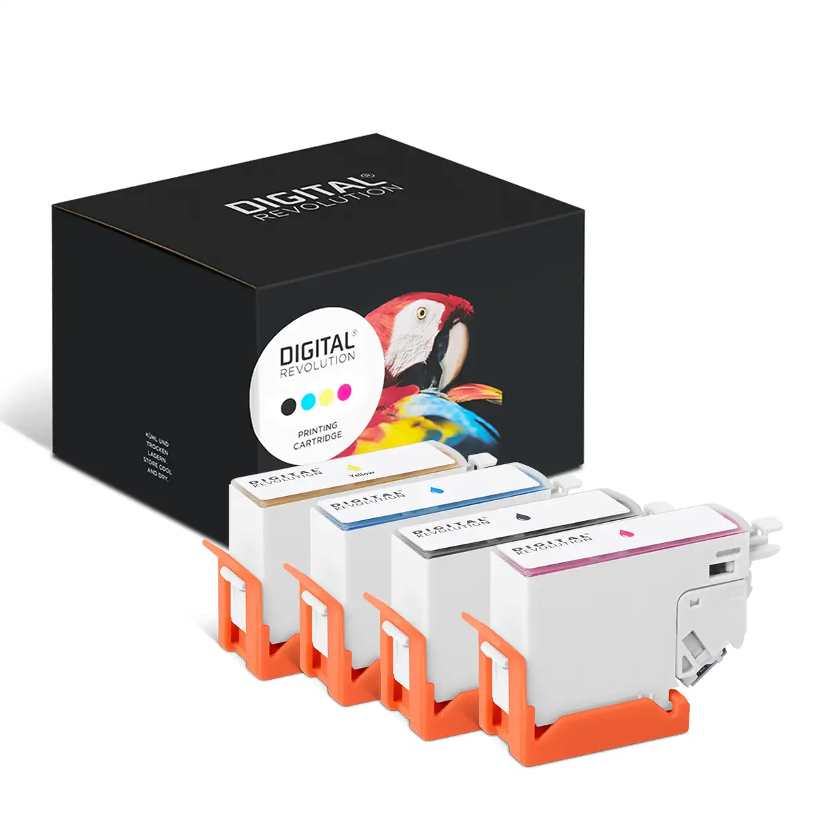 Epson 202 - alternative Patrone MultiPack 'schwarz foto schwarz cyan magenta gelb' 69,6 ml - Digital Revolution