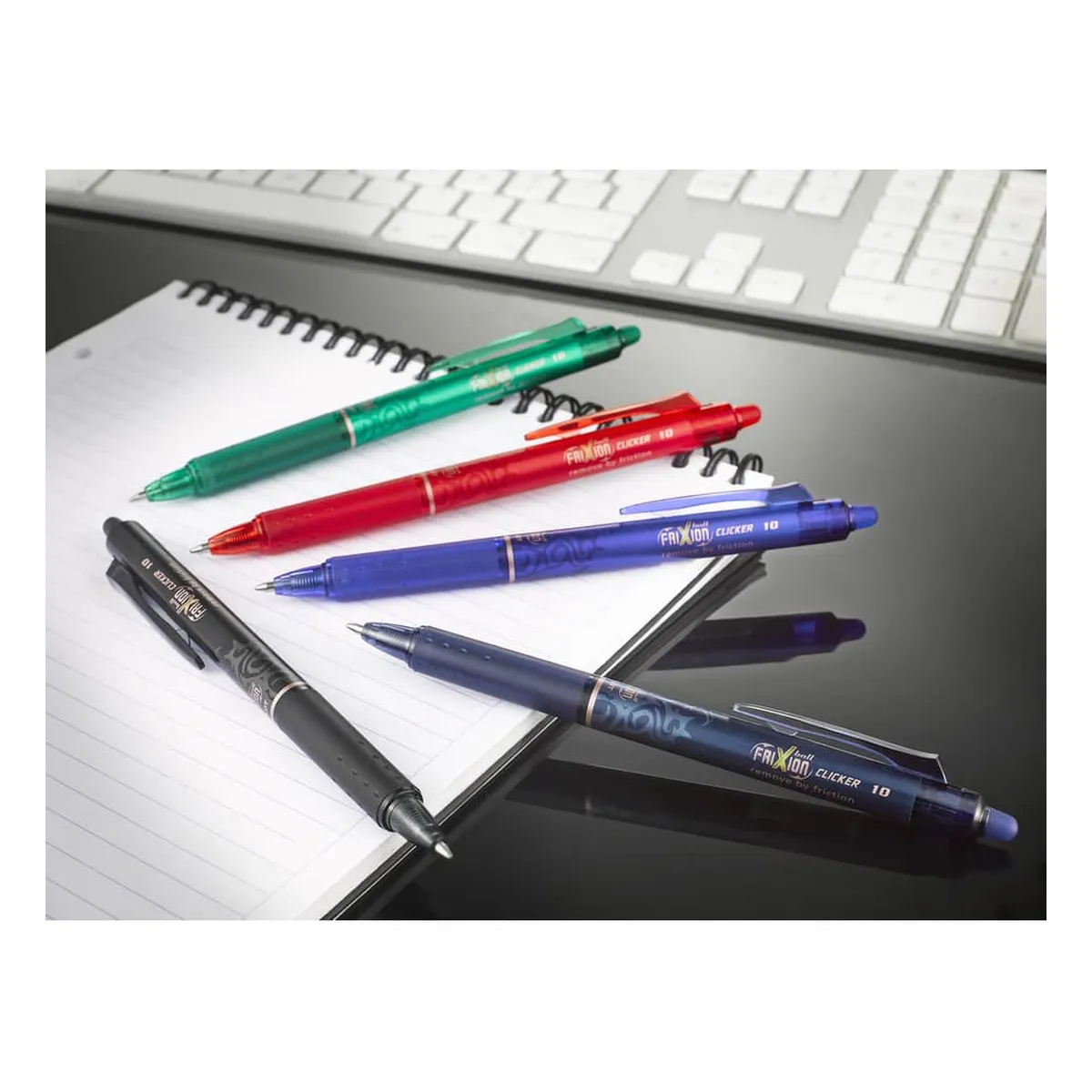 Pilot Tintenroller FriXion Clicker - 0,5 mm, rot, radierbar