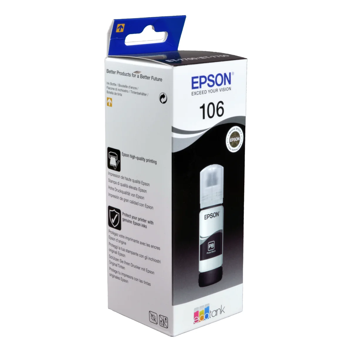 Epson Nachfülltinte C13T00R140 foto schwarz 106