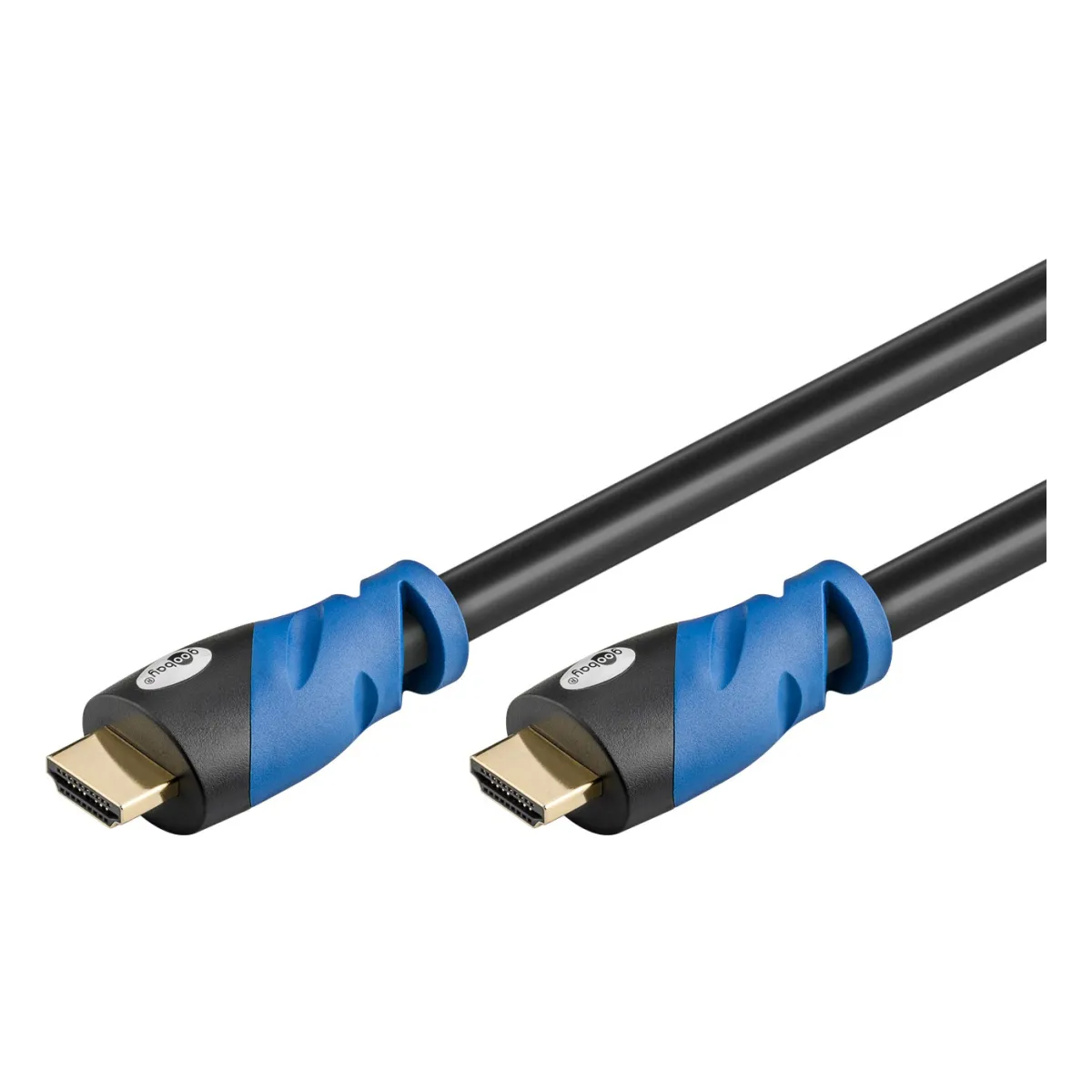 Goobay Premium High Speed HDMI™ Kabel mit Ethernet, vergoldet, 1 m