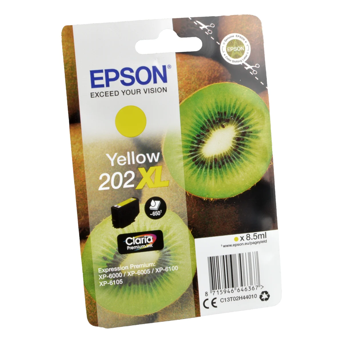 Epson Tinte C13T02H44010  Yellow 202XL  yellow