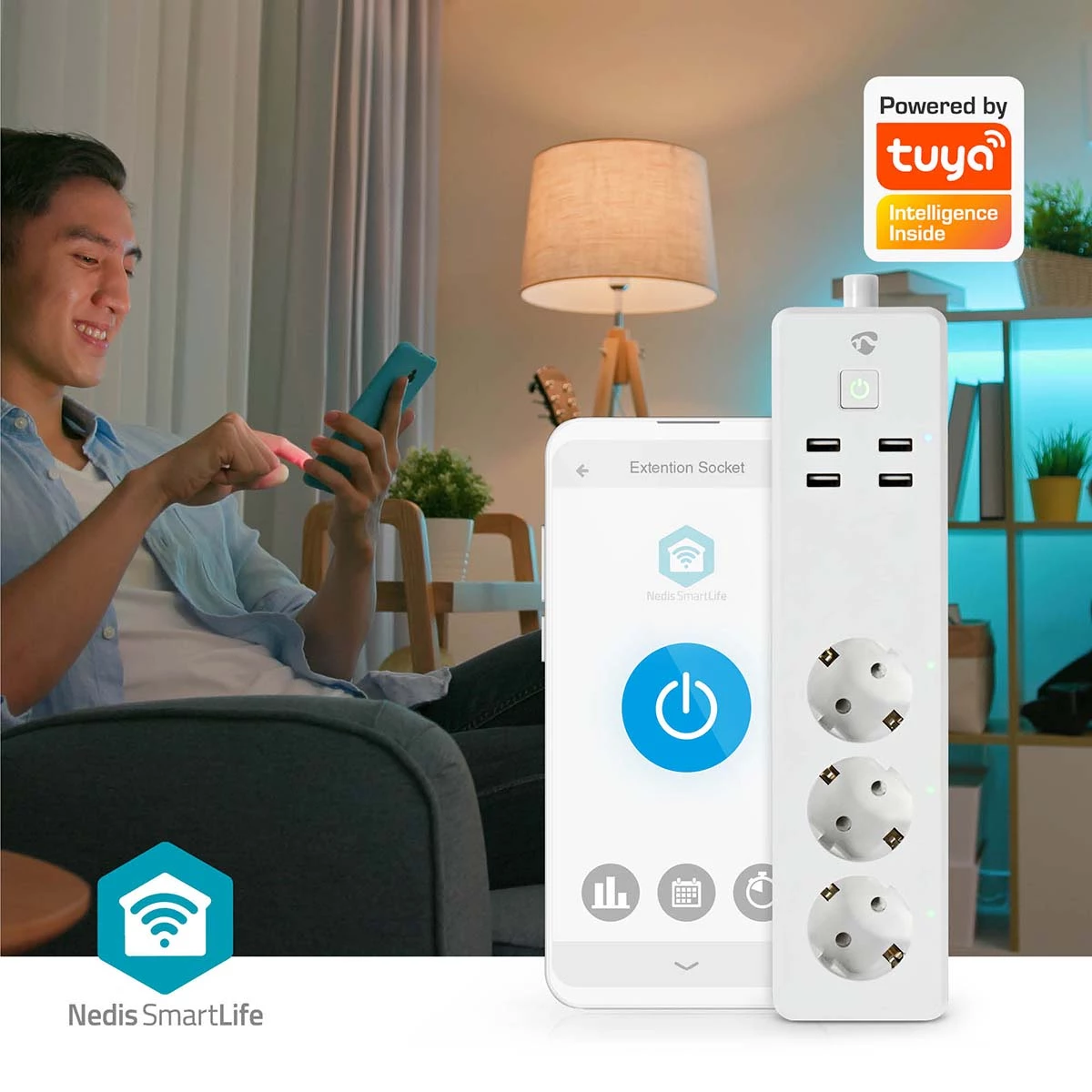 Nedis SmartLife Power Strip