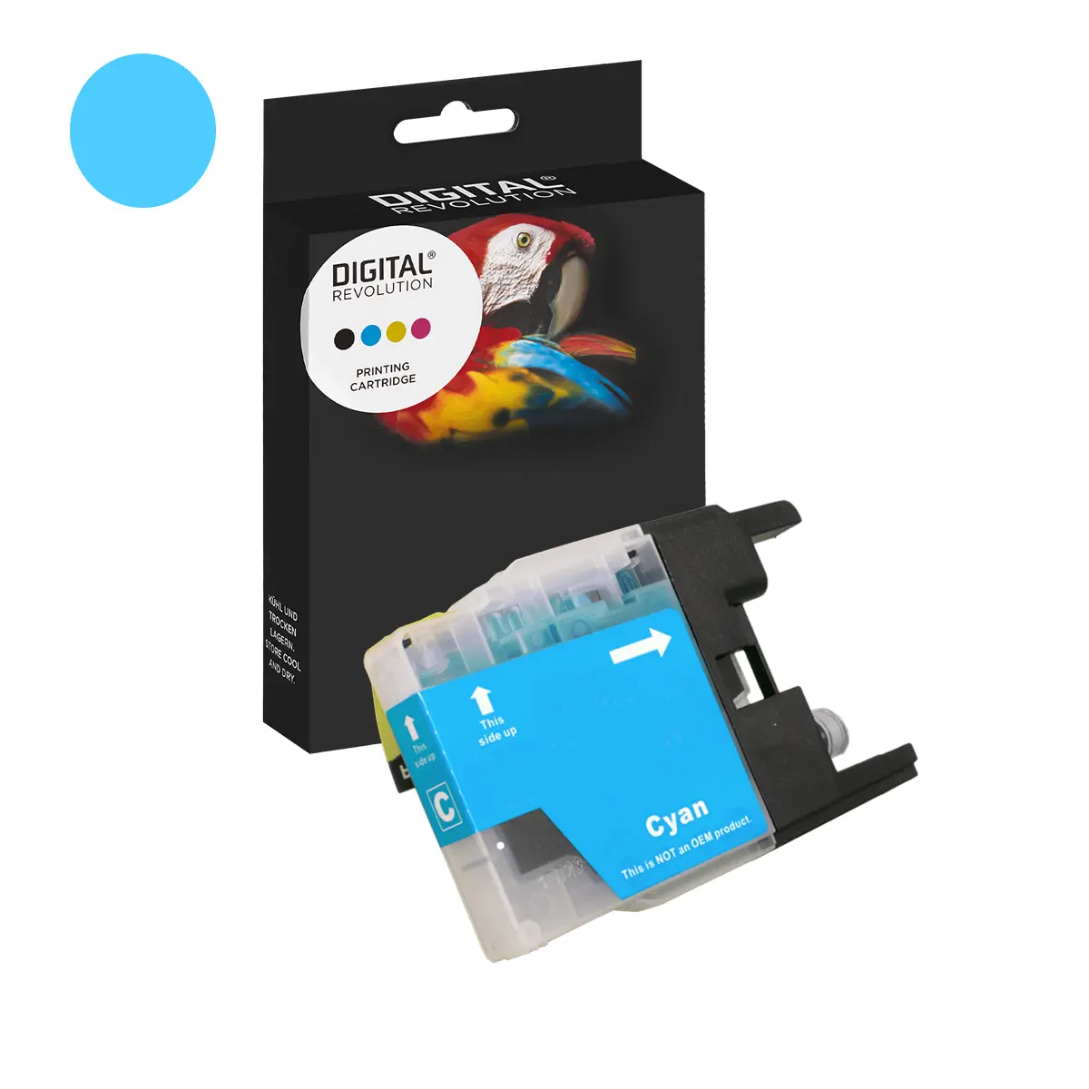 Brother LC-1240 C - alternative Reinigungspatrone 'cyan' 11,2 ml | 1.600 Seiten - Digital Revolution