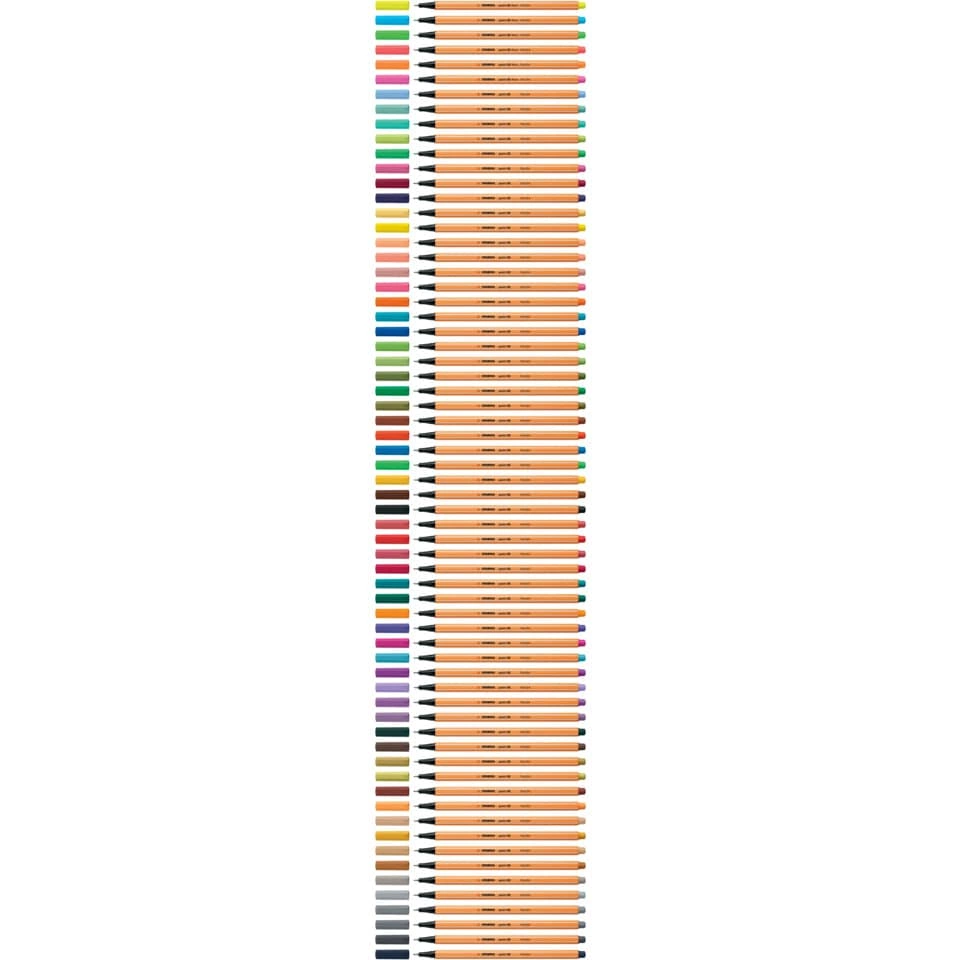 Fineliner - point 88 - Einzelstift - Neonfarbe, leuchtfarbenblau