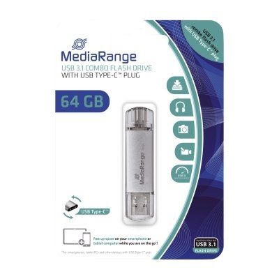 USB Stick 3.1 Kombo-Speicherstick, mit USB Type-C™ Stecker - 64 GB